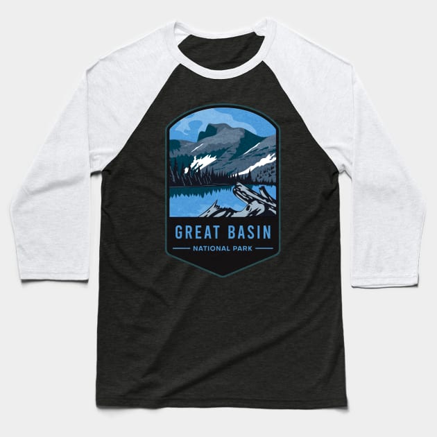 Great Basin National Park Baseball T-Shirt by JordanHolmes